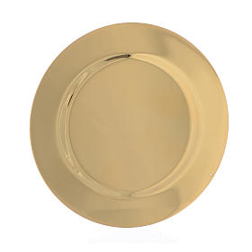 Paten smooth and shaped brass, 11cm