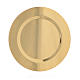 Paten smooth and shaped brass, 11cm s1