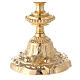 Baroque style chalice in golden brass 22.5cm s3