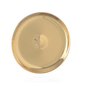 Mini paten in brass, 7cm diameter