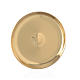 Mini paten in brass, 7cm diameter s1