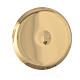 Mini paten in brass, 7cm diameter s2
