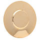 Well paten, polished gold-plated brass, 16 cm s2