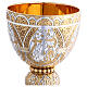 Molina Chalice and paten in two tone brass, Tassilo model s12