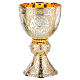 Molina Chalice in brass with cup in sterling silver, Tassilo model s1