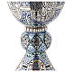 Molina Chalice and paten, in enamelled sterling silver, Tassilo style s4