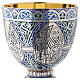 Molina Chalice and paten, in enamelled sterling silver, Tassilo style s5