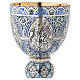 Molina Chalice and paten, in enamelled sterling silver, Tassilo style s9