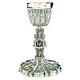 Molina Chalice and paten in sterling silver, Gothic style s1
