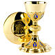 Molina Chalice and paten in sterling silver, neo-Gothic style s1