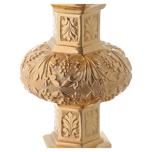 Molina Chalice and paten with cup in sterling silver, neo-Gothic style 12