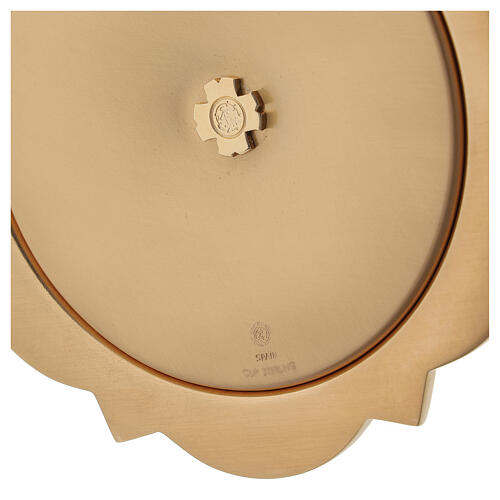 Molina Chalice and paten with cup in sterling silver, neo-Gothic style 14