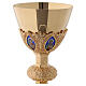 Molina Chalice and paten with cup in sterling silver, neo-Gothic style s2