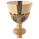 Molina Chalice and paten with cup in sterling silver, neo-Gothic style s5