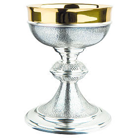Chalice and paten with cup in sterling silver, Ardagh model by Molina