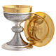 Chalice and paten with cup in sterling silver, Ardagh model by Molina s1