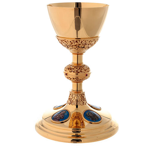 Molina chalice and paten in sterling silver, Germany model 4