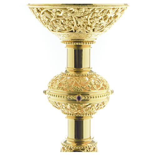 Molina chalice and paten with cup in sterling silver, German model 2