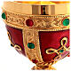 Molina chalice and paten in brass, Visigoth model s2