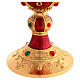 Molina chalice and paten in brass, Visigoth model s4