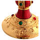 Molina chalice and paten in brass, Visigoth model s10