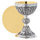 Chalice and paten in brass, Romanesque style by Molina s1