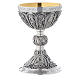 Chalice and paten in brass, Romanesque style by Molina s3