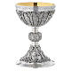 Chalice and paten in brass, Romanesque style by Molina s5