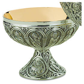 Patena offertoriale Molina stile romanico argento 925