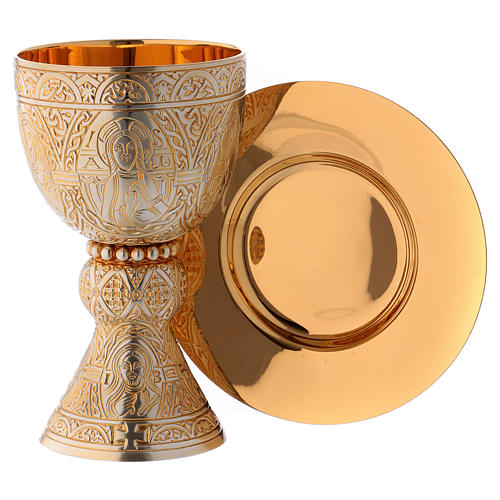 Molina Tassilo chalice and paten Romanesque collection with cup in sterling silver 1