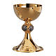 Sterling silver Evangelists' symbols chalice and paten Molina s1
