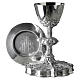 Chalice and paten Molina in 925 solid sterling silver Gothic style s1
