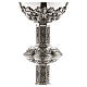 Chalice and paten Molina in 925 solid sterling silver Gothic style s2