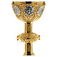 Calice e Patena Molina Via Crucis coppa argento 925 dorato s2