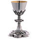 Saints chalice and paten Molina in Gothic style with cup in 925 sterling silver s2