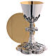Saints chalice and paten Molina in Gothic style with cup in 925 sterling silver s5