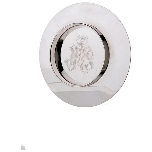 Calice e Patena Molina medaglioni santi stile gotico argento massiccio 925 7
