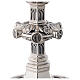Calice e Patena Molina medaglioni santi stile gotico argento massiccio 925 s5