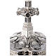 Molina chalice and paten with medallions representing the saints Gothic style in 925 solid sterling silver s12