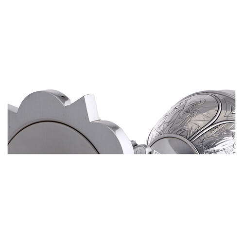 Calice et patène croix style gotique Molina argent 925 massif 18