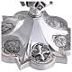 Calice et patène croix style gotique Molina argent 925 massif s15