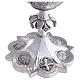 Calice e Patena Molina croci stile gotico argento massiccio 925 s13