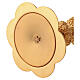 Calice ciboire patène Molina pied médailles style gotique laiton doré s14