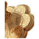 Calice Pisside Patena Molina base medaglioni stile gotico ottone dorato s7