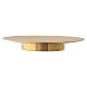 Chalice, paten and ciborium Molina with Gothic medallions on base in gold brass s12