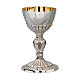 Chalice and paten in Florentine style Molina with decoration in silver brass s1