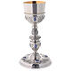 Chalice paten and ciborium in<br>Plateresque style Molina in 925 solid sterling silver decorated with cabochons s2