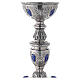 Plateresque chalice Molina in 925 sterling silver decorated with cabochons s3