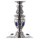 Plateresque chalice Molina in 925 sterling silver decorated with cabochons s6