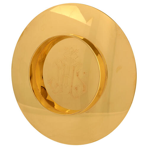 Chalice and paten Molina with star base, cup is in gold 925 sterling silver 8